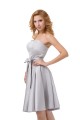 A-Line Strapless Short Bridesmaid Dresses/Wedding Party Dresses BD010034