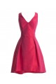 A-Line V-Neck Short Bridesmaid Dresses/Wedding Party Dresses BD010035