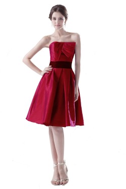 Short/Mini Sweetheart Green Taffeta Bridesmaid Dresses/Wedding Party Dresses BD010044