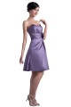 A-Line Sweetheart Short Satin Bridesmaid Dresses/Wedding Party Dresses BD010046