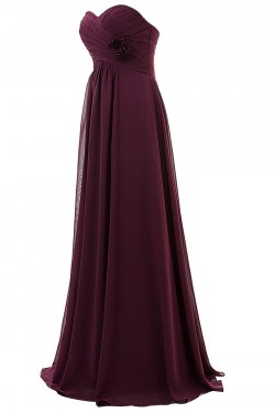 A-Line Sweetheart Long Chiffon Bridesmaid Dresses/Wedding Party Dresses BD010048