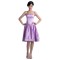 A-Line Sweetheart Short Lilac Satin Bridesmaid Dresses/Wedding Party Dresses BD010067