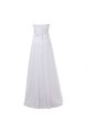 A-Line Sweetheart Long White Chiffon Bridesmaid Dresses/Wedding Party Dresses BD010069