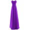 A-Line Sweetheart Long Purple Chiffon Bridesmaid Dresses/Wedding Party Dresses BD010071