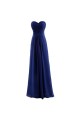 A-Line Sweetheart Long Blue Chiffon Bridesmaid Dresses/Wedding Party Dresses BD010076