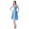 A-Line Strapless Short/Mini Chiffon Bridesmaid Dresses/Wedding Party Dresses BD010078