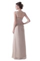 Empire One-Shoulder Long Chiffon Bridesmaid Dresses/Wedding Party Dresses/Maternity Dresses BD010079