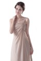 Empire One-Shoulder Long Chiffon Bridesmaid Dresses/Wedding Party Dresses/Maternity Dresses BD010079