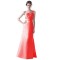 Trumpet/Mermaid One-Shoulder Long Satin Bridesmaid Dresses/Wedding Party Dresses BD010082