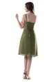 A-Line One-Shoulder Short Chiffon Bridesmaid Dresses/Wedding Party Dresses BD010083