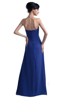 Empire Sweetheart Long Blue Bridesmaid Dresses/Wedding Party Dresses/Maternity Dresses BD010087