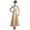 A-Line Strapless Tea Length Bridesmaid Dresses/Wedding Party Dresses BD010095