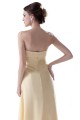 A-Line Strapless Long Black Chiffon Bridesmaid Dresses/Wedding Party Dresses BD010101