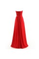 A-Line Strapless Long Chiffon Bridesmaid Dresses/Wedding Party Dresses BD010107