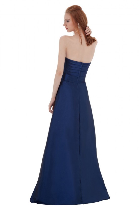 A-Line Sweetheart Long Blue Bridesmaid Dresses/Wedding Party Dresses BD010109
