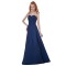 A-Line Sweetheart Long Blue Bridesmaid Dresses/Wedding Party Dresses BD010109