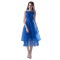 A-Line Spaghetti Strap Pleated Blue Bridesmaid Dresses/Wedding Party Dresses BD010113