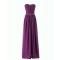 Sheath/Column Sweetheart Long Purple Chiffon Bridesmaid Dresses/Wedding Party Dresses BD010114