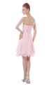 A-Line One-Shoulder Short Pink Chiffon Bridesmaid Dresses/Wedding Party Dresses BD010115