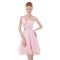 A-Line One-Shoulder Short Pink Chiffon Bridesmaid Dresses/Wedding Party Dresses BD010115