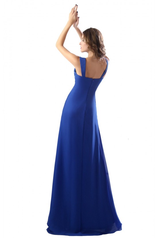 Empire Royal Blue Long Chiffon Bridesmaid Dresses/Wedding Party Dresses Maternity Dresses BD010118