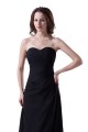 A-Line Sweetheart Long Black Chiffon Bridesmaid Dresses/Wedding Party Dresses BD010119