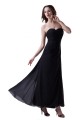 A-Line Sweetheart Long Black Chiffon Bridesmaid Dresses/Wedding Party Dresses BD010119