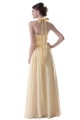 Sheath/Column Halter Long Yellow Chiffon Bridesmaid Dresses/Wedding Party Dresses BD010121 Sheath/Column Halter Long Yellow Chiffon Bridesmaid Dresses/Wedding Party Dresses BD010121