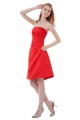 A-Line Strapless Short Red Bridesmaid Dresses/Wedding Party Dresses BD010124 A-Line Strapless Short Red Bridesmaid Dresses/Wedding Party Dresses BD010124