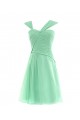 Short/Mini Mint Green Chiffon Bridesmaid Dresses/Wedding Party Dresses BD010128