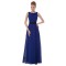 A-Line Royal Blue Long Chiffon Bridesmaid Dresses/Wedding Party Dresses BD010131