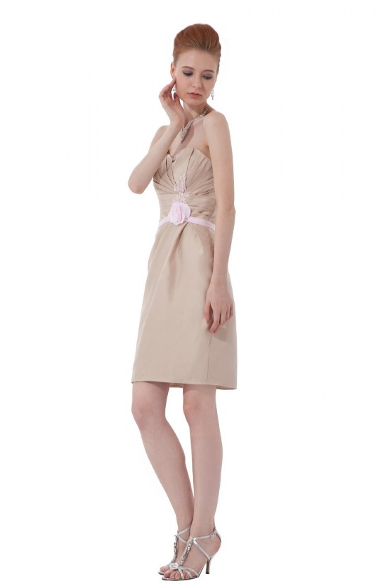 Sheath Sweetheart Short/Mini Bridesmaid Dresses/Wedding Party Dresses BD010137