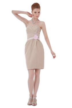 Sheath Sweetheart Short/Mini Bridesmaid Dresses/Wedding Party Dresses BD010137