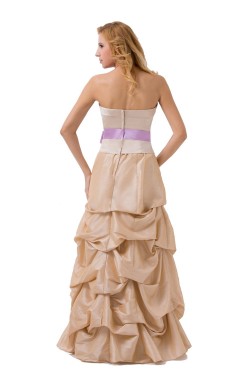 Ball Gown Strapless Long Bridesmaid Dresses/Wedding Party Dresses BD010140