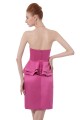 Short/Mini Strapless Satin Bridesmaid Dresses/Wedding Party Dresses BD010141