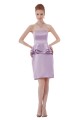 Short/Mini Strapless Satin Bridesmaid Dresses/Wedding Party Dresses BD010141