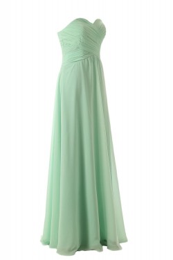 A-Line Sweetheart Long Chiffon Bridesmaid Dresses/Wedding Party Dresses BD010149