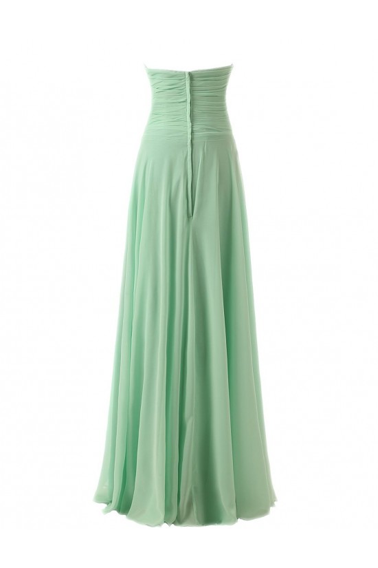 A-Line Sweetheart Long Chiffon Bridesmaid Dresses/Wedding Party Dresses BD010149