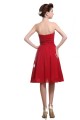 A-Line Sweetheart Short Red Chiffon Bridesmaid Dresses/Wedding Party Dresses BD010155