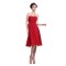A-Line Sweetheart Short Red Chiffon Bridesmaid Dresses/Wedding Party Dresses BD010155