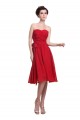 A-Line Sweetheart Short Red Chiffon Bridesmaid Dresses/Wedding Party Dresses BD010155