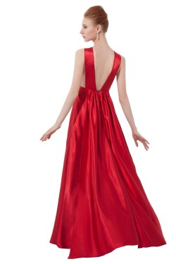 Empire Long Red Bridesmaid Dresses/Wedding Party Dresses/Maternity Dresses BD010165