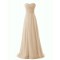 A-Line Sweetheart Long Chiffon Bridesmaid Dresses/Wedding Party Dresses BD010168