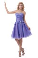 A-Line Short Beaded Purple Bridesmaid Dresses/Wedding Party Dresses BD010175