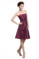 A-Line Strapless Short Bridesmaid Dresses/Wedding Party Dresses BD010184