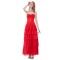 A-Line Sweetheart Long Red Chiffon Bridesmaid Dresses/Wedding Party Dresses BD010186
