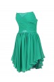 A-Line Strapless Short/Mini Chiffon and Lace Bridesmaid Dresses/Wedding Party Dresses BD010194