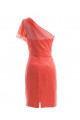 Short/Mini One-Shoulder Bridesmaid Dresses/Wedding Party Dresses BD010199