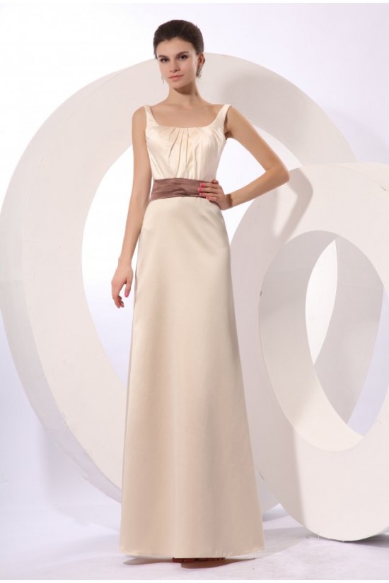 A-Line Bowknot Floor-Length Bridesmaid Dresses/Wedding Party Dresses BD010200