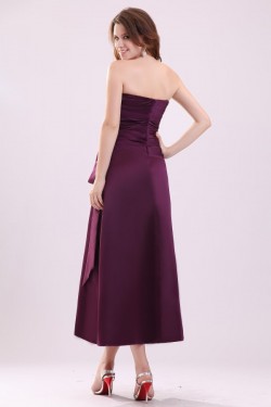 A-Line Strapless Short Bridesmaid Dresses/Wedding Party Dresses BD010202